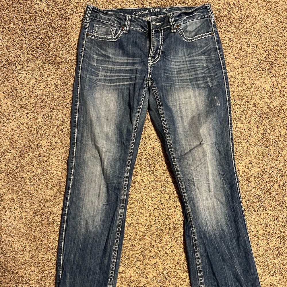 Cowgirl Tuff Edgy mid-rise ladies jeans